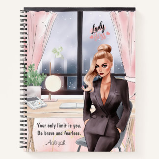 Cuaderno Lady Boss libera su poder interno