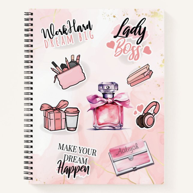 Cuaderno Lady Boss libera su poder interno (Anverso)