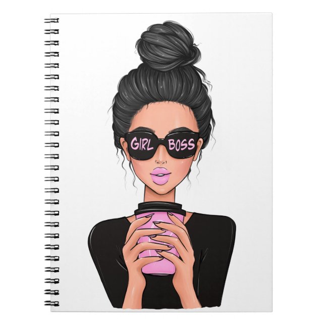 Cuaderno Lady Boss Life, Jefe Babe Woman, Chica Jefe (Frente)