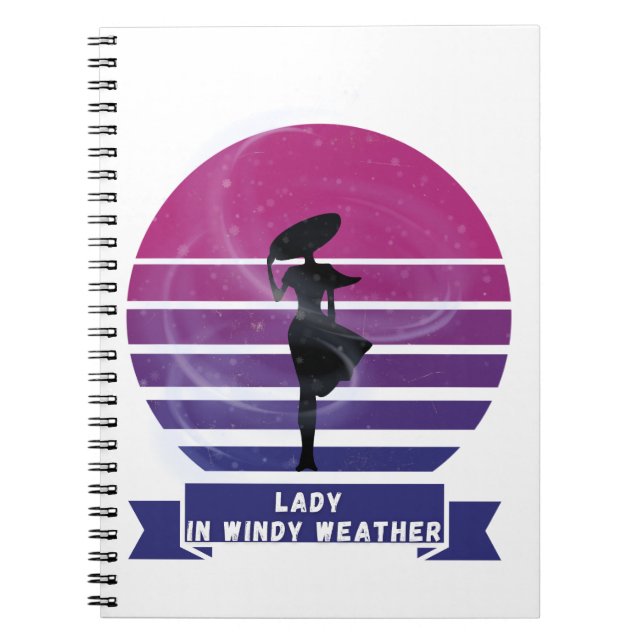 Cuaderno Lady En El Tiempo Del Viento (Frente)
