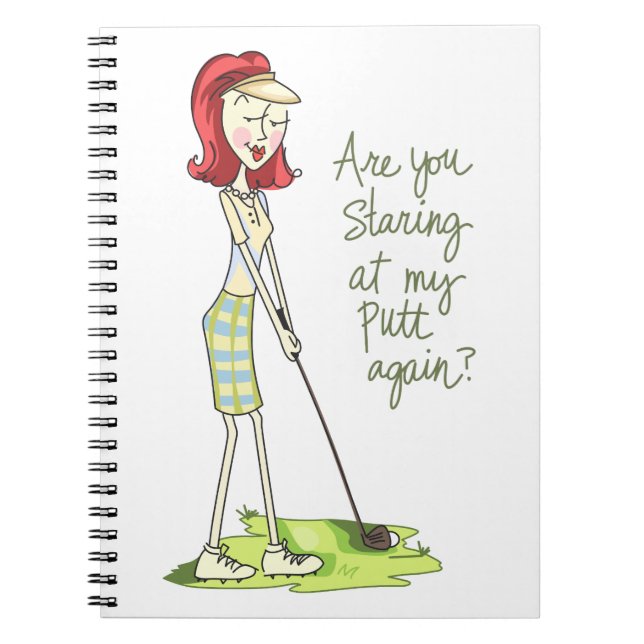 Cuaderno Lady Golfer (Frente)
