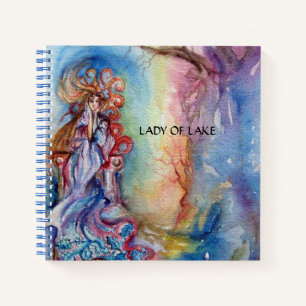 Cuaderno LADY OF LAKE Arthuria Leyenda acuarela