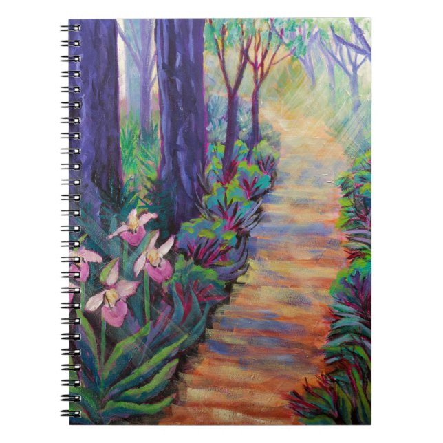 Cuaderno Lady Slippers en el camino (Frente)