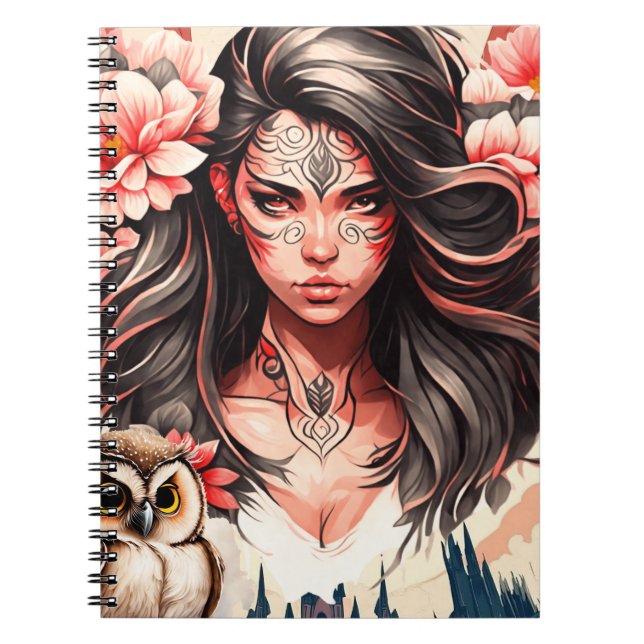 Cuaderno Lady y el búho (Frente)