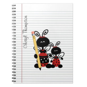 Cuaderno Ladybug Teacher Personalizado