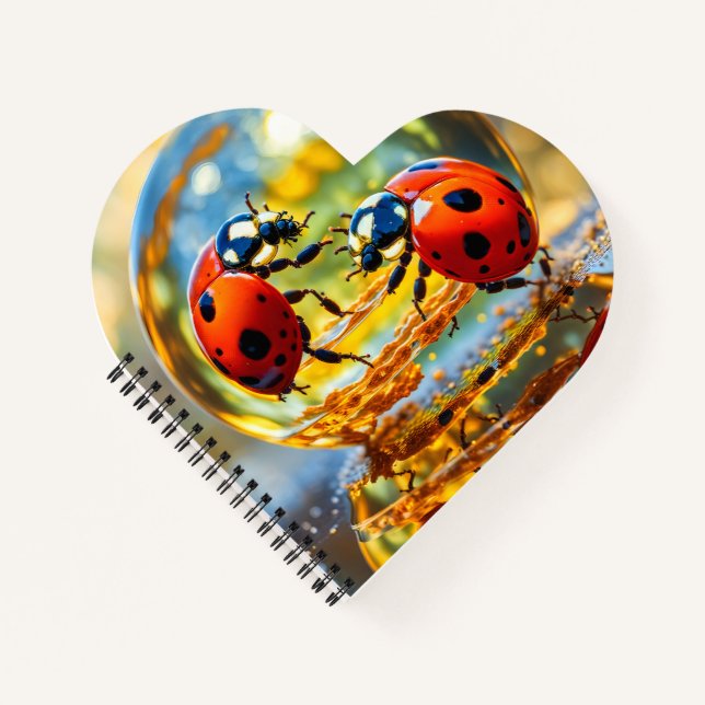 Cuaderno Ladybugs en una gota de agua (Anverso)