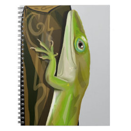 Cuaderno Lagarto Anolis Verde