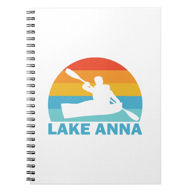 Cuaderno Lago Anna Virginia Kayak (Frente)