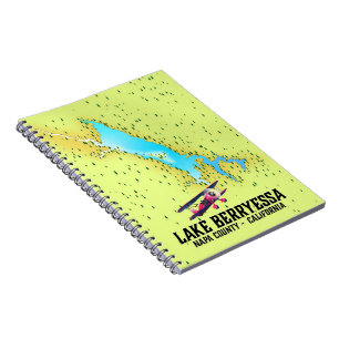 Cuaderno lago berryessa condado de Napa, California