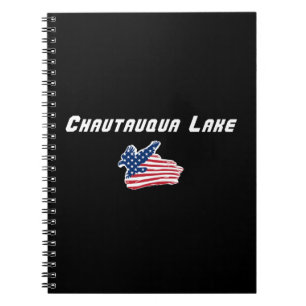 Cuaderno Lago Chautauqua Águila Patriótica Nueva York