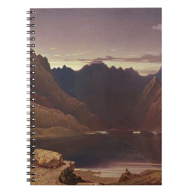 Cuaderno Lago Coruisk, isla de Skye - amanecer, c.1826-32 (Frente)