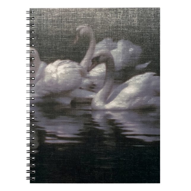 Cuaderno Lago de Cisnes a la Luz de la Luna (Frente)