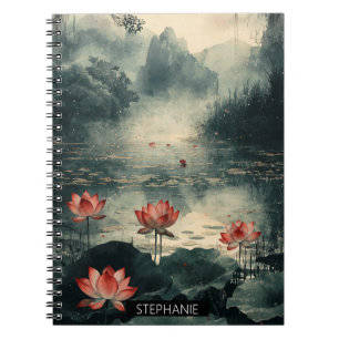 Cuaderno Lago de Loto bajo la Luz de la Luna (2)