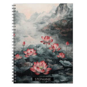 Cuaderno Lago de Loto bajo la Luz de la Luna (5)