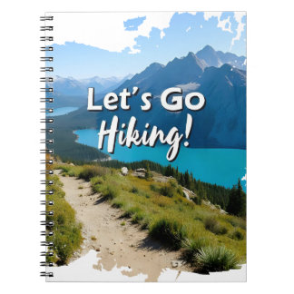 Cuaderno Lago de montaña Vamos a hacer senderismo