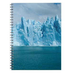 Cuaderno Lago, hielo y cielo azules
