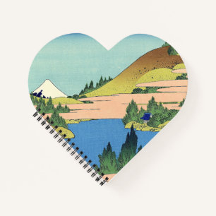 Cuaderno Lago Hokusai Hakone en la provincia de Sagami