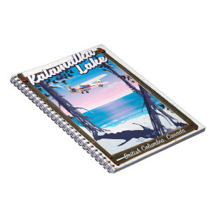 Cuaderno lago Kalamalka, Columbia Británica Canadá
