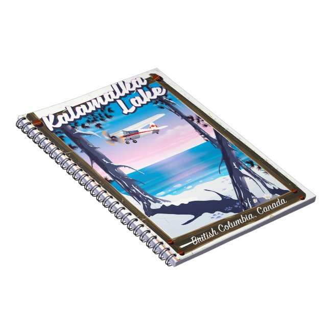 Cuaderno lago Kalamalka, Columbia Británica Canadá (Lado Derecho)