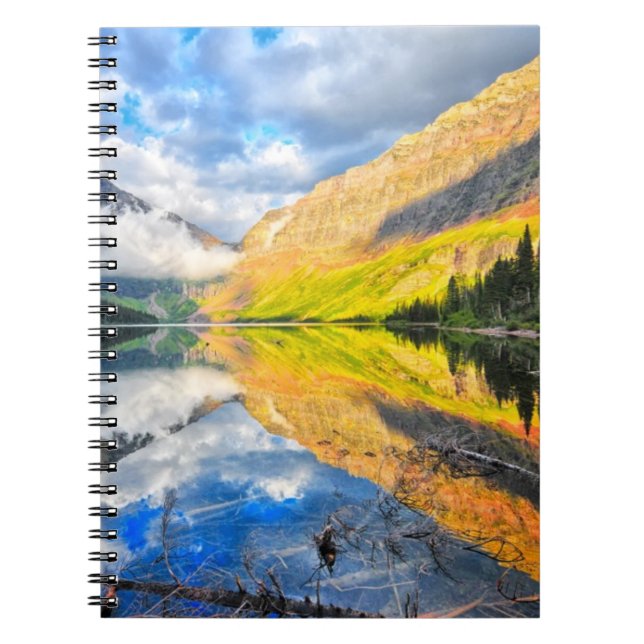 Cuaderno Lago medicine de la parte superior dos en la (Frente)