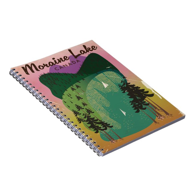 Cuaderno Lago Moraine Canadá (Lado Derecho)