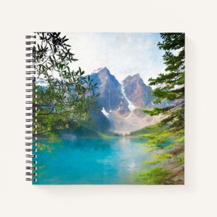 Cuaderno Lago Moraine y el Valle de los Diez Picos