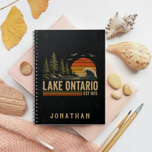 Cuaderno Lago Ontario Vintage Grandes Lagos Vida del Lago