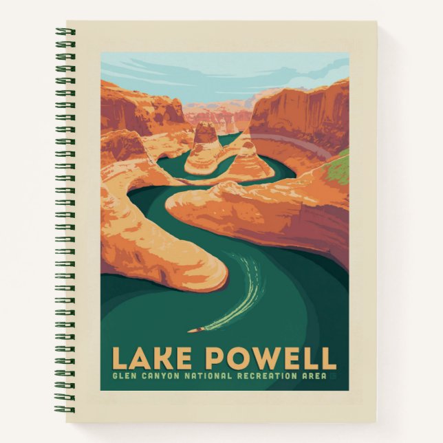 Cuaderno Lago Powell | Arizona y Utah (Anverso)
