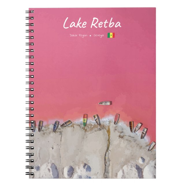 Cuaderno Lago Retba, Senegal - Barcos del lago rosa (Frente)