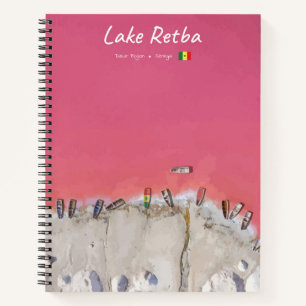 Cuaderno Lago Retba, Senegal - Barcos en espiral del lago r