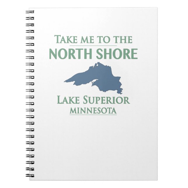 Cuaderno Lago Superior North Shore (Frente)