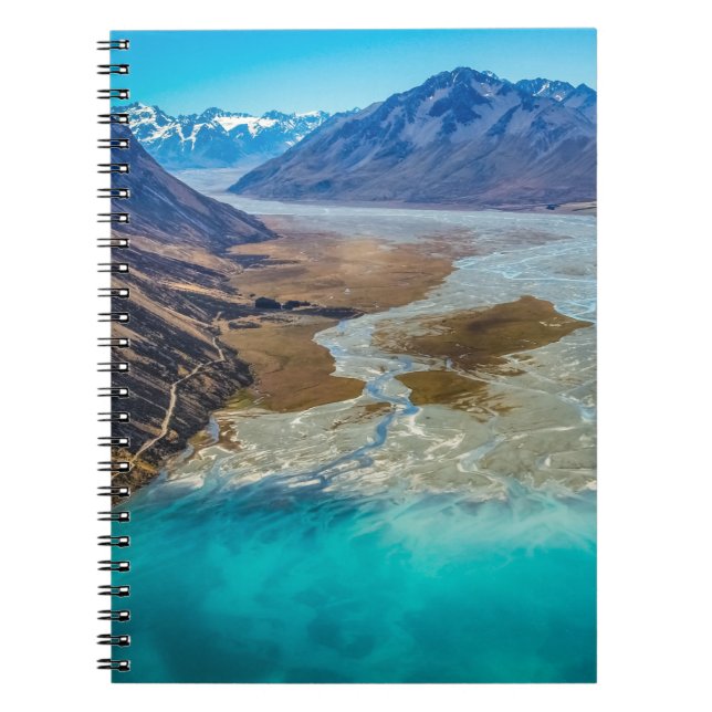 Cuaderno Lago Tekapo y Alpes del Sur, Nueva Zelandia (Frente)