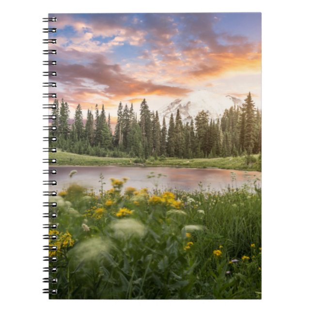 Cuaderno Lago Tipsoo del Monte Rainier (Frente)