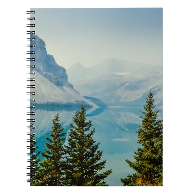 Cuaderno lagos de montaña de invierno (Frente)