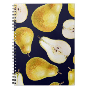 Cuaderno Lágrima entera verde amarillo en fondo negro
