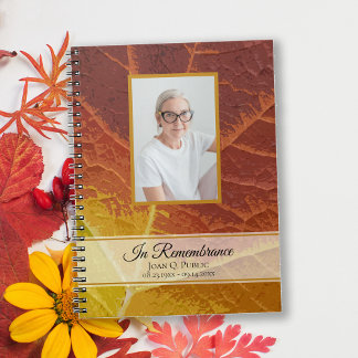 Cuaderno Lágrimas del libro de invitados en homenaje al fun