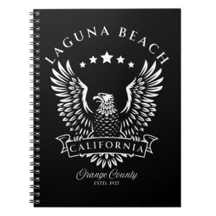 Cuaderno Laguna Beach Condado de Orange California Vintage
