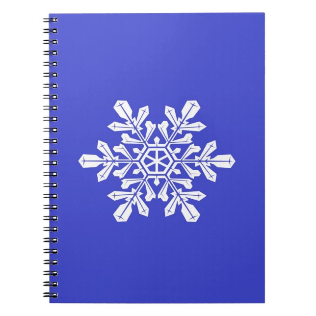 Cuaderno Laguna de nieve azul para portátiles (Frente)