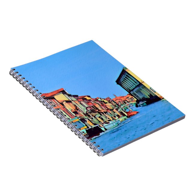 Cuaderno Laguna veneciana - MURANO - vista (Lado Derecho)