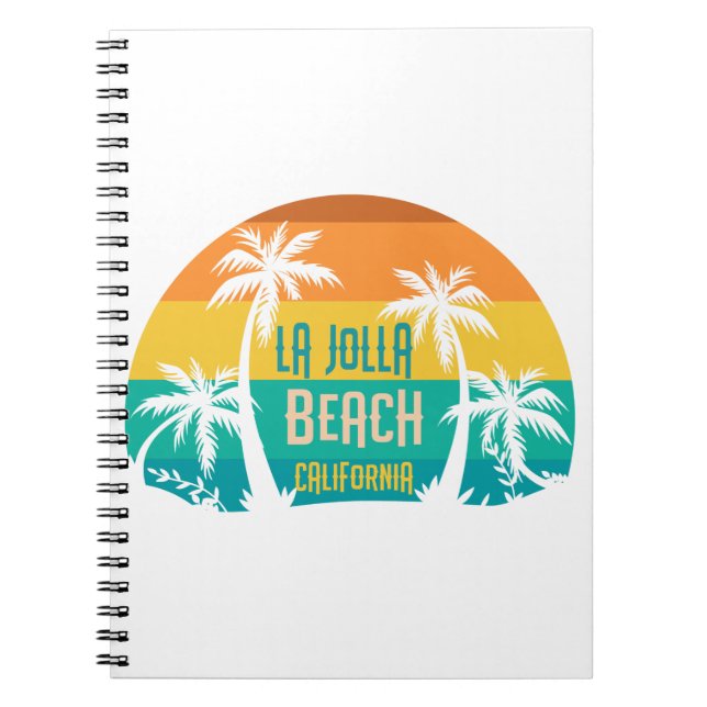 Cuaderno LaJolla Beach Retro (Frente)