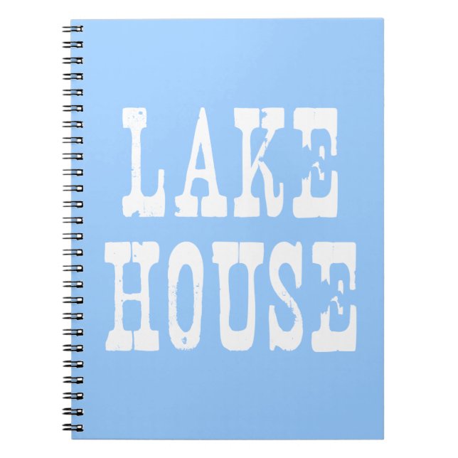 Cuaderno Lake House Blue (Frente)