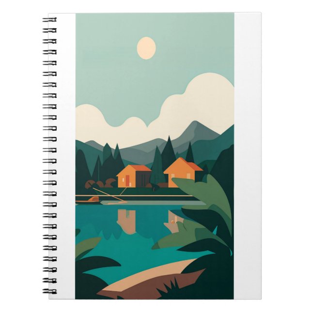 Cuaderno Lake House Landscape (Frente)