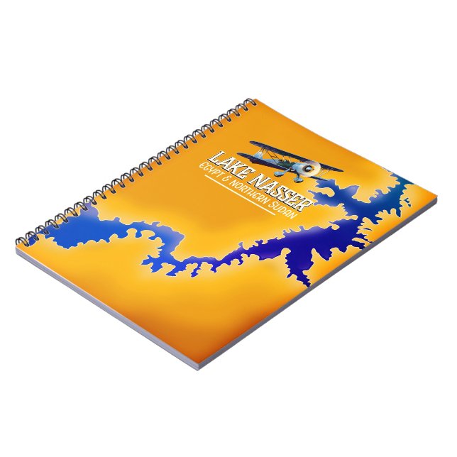 Cuaderno Lake Nasser Egypt and Sudan Map (Lado Izquierdo)