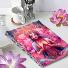 Cuaderno Lakshmi, la diosa rosa Lotus de la prosperidad