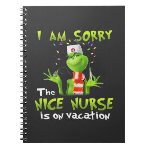 Cuaderno Lamento que la enfermera esté de vacaciones.