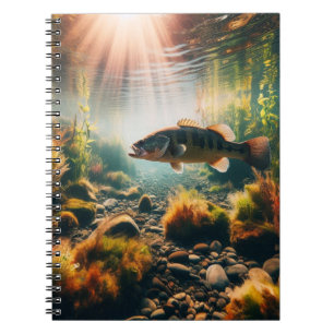 Cuaderno Lámina de boca grande subacuosa