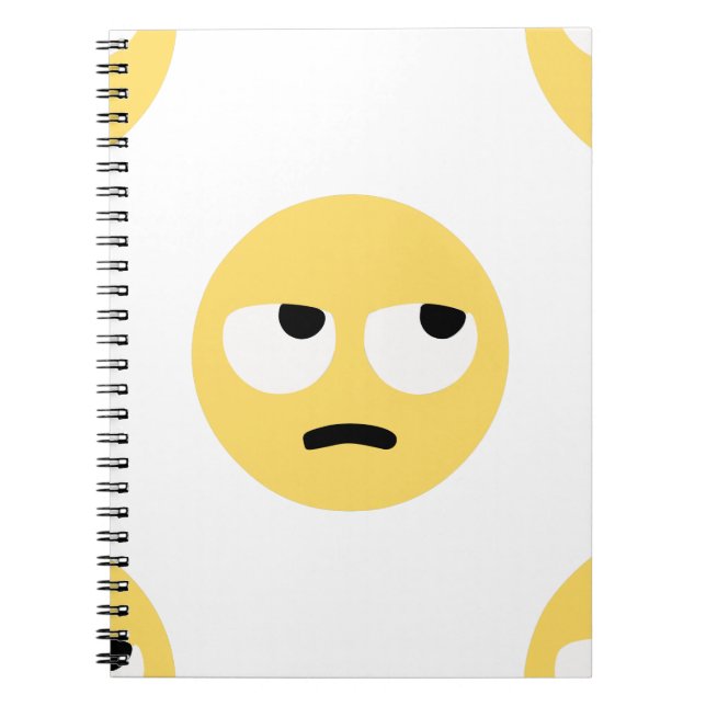 Cuaderno laminación de ojos de emoji (Frente)