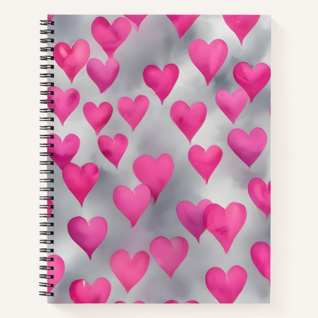 Cuaderno L'amour en rose et argent (Anverso)