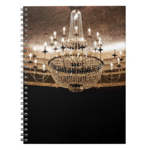Cuaderno Lámpara de cristal Libro de notas Dazzle Glitz Gla