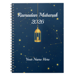 Cuaderno Lámpara de Galaxia Minimalista